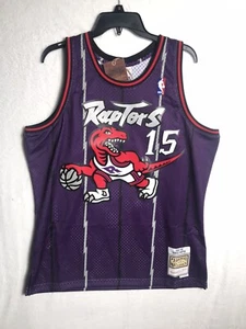 Mitchell & Ness Vince Carter Toronto Raptors 1998 Swingman Road Jersey Mens Sz L - Picture 1 of 6