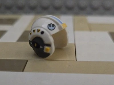 Lego Rebel Y-Wing Capacete Minifigura Piloto - 75213 Star Wars (Antoc Merrick) NOVO - Imagem 1 de 2