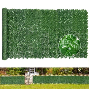 Artificial Ivy Privacy Fence - 60" x 120" UV-Resistant Green Fake Vines Leaf ... - Picture 1 of 7