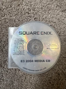 Square Enix E3 2004 Media Kit CD Kingdom hearts iI 2 Final Fantasy 12 XII - Picture 1 of 2