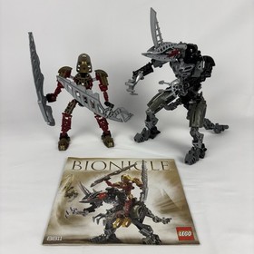 LEGO BIONICLE TITAN WARRIORS - TOA LHIKAN & KIKANALO - 8811 - COMPLETE MANUAL