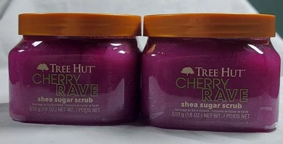 TWO Cherry Rave Shea Sugar ScrubS Exfoliates & Hydrates 18 fl oz	 - Image 1 of 4