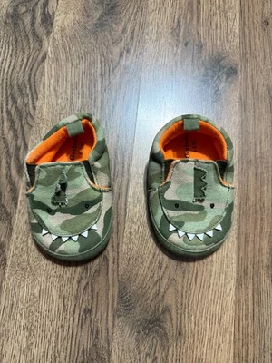 Zapatos Gerber, Infantil Niño Talla 6-9 Meses, Verde Tostado Naranja, Camuflaje Foto 1 de 4