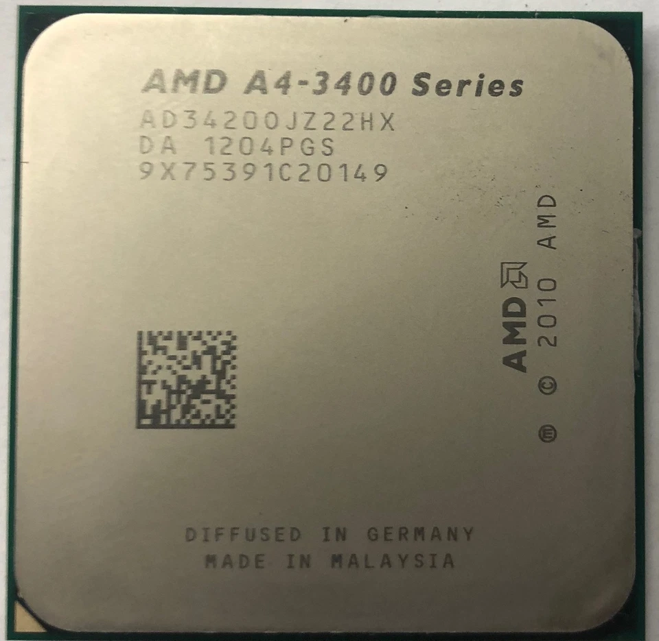 AMD A4-Series A4-3420 Desktop CPU Processor- AD3420OJZ22HX - Image 1 of 1