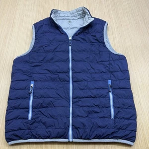 Peter Millar Herren Medium Crown leichte gefütterte Weste wendbar blau grau Golf - Bild 1 von 11