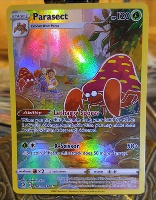 Parasect TG01/TG30 Swsh11: Lost Origin Trainer Gallery Full Art/Holo Pokemon  - Image 1 of 4