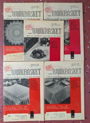 The Workbasket Home & Needlecraft Magazine Jan Apr Jul Sept Dec 1958 - Image 1 of 4