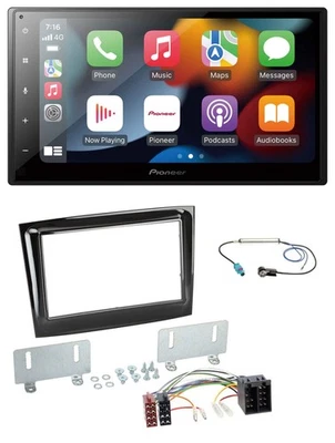 Pioneer DAB Bluetooth 2DIN USB MP3 Autoradio für Fiat Doblo ab 15 piano schwarz - Bild 1 von 4