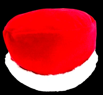 Sombrero de Papá Noel de Navidad Talla 12M Rojo y Blanco 7 Pulgadas de Ancho Vacaciones Niños Foto 1 de 4