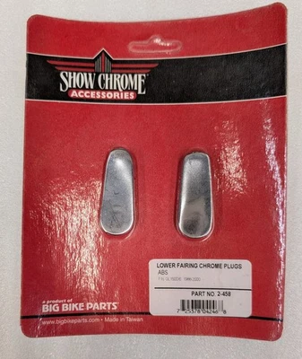 MOSTRAR TAPONES CROMADOS 2-458 HONDA 1988-2000 GL1800 *TOTALMENTE NUEVOS Y SE ENVÍA GRATIS* Foto 1 de 3
