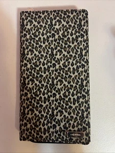 NUEVO Evan Picone Animal Print Cremallera Alrededor Cartera sin asas Viaje Pasaporte Soporte 9x5 - Imagen 1 de 5