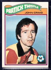 Topps 1978 futbolistas escoceses-#082-partick thistle-john craig - Imagen 1 de 1