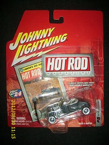 JOHNNY WHITE LIGHTNING 1927 FORD T- ROADSTER HOT ROD MAGANIZE #5 White Interior - Picture 1 of 2