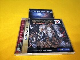 Akumajo Dracula X Castlevania Symphony of the Night SEGA SATURN SPINE CARD +REG.