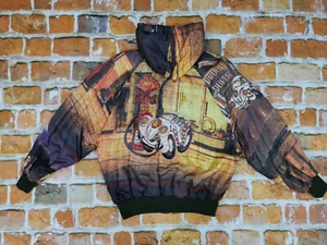 *ICEBERG DAMEN VINTAGE JACKE*VW KÄFER AUTO HERBIE*STRASS STEINE*GR: 42 L*TIP TOP - Picture 1 of 12