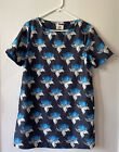 Whiteshop￼ Size M Tunic Dress With Pockets. Gorgeous Print. Excellent Condition.