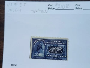United States #E5 MOGH tiny thin - CV $210 - Lot #5680 - Picture 1 of 4