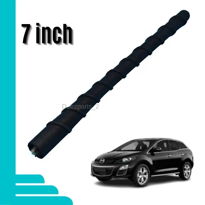 Antena 7" remolino negro para Mazda CX-7 2007-2012 Foto 1 de 4