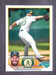 Sam Moll #8 Topps 2023 Baseballkarte (Oakland Athletics) NM - Bild 1 von 2