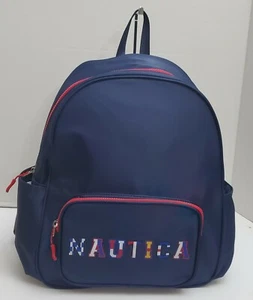 Nautica Varsity Dome Backpack Spacious School College Front Pocket New/tags Zip - Picture 1 of 12