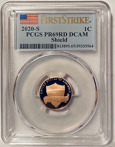 2020 S Lincoln Cent PCGS PR69 First Strike Cover