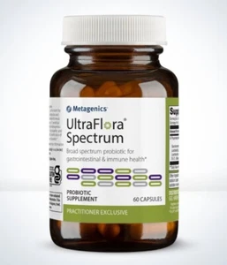 UltraFlora Spectrum Probiotic By Metagenics. 60 Capsules. Gut/Immune Health. - Picture 1 of 3