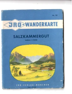 X6 - Mapa de senderismo Iro Salzkammergut años 50 - Imagen 1 de 2