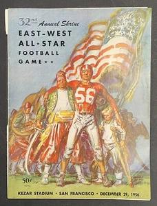 1956 East West All Star Shrine Football Game Official Program READ - Picture 1 of 7