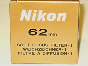 62mm - Nikon Soft Focus 1 New Whole sale price (see detail) #62 p-n4q - Picture 1 of 3