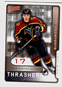 2001-02 UPPER DECK VICTORY #441 ILYA KOVALCHUK (RC) Rookie Atlanta Thrashers 