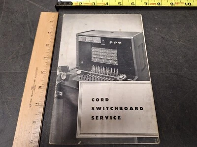 Ohio Bell 1955 compañía telefónica cable centralita libro de servicio original  Foto 1 de 4