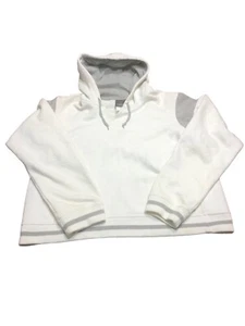 CHAMPION Hoodie Sweatshirt Men's size Large  White gray - Picture 1 of 6