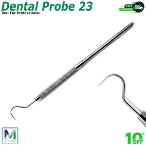 Dental Explorer Sonde 23 einseitig Diagnose Explorer Sonde Edelstahl - Bild 1 von 3