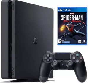 NEW Sony PlayStation 4 500GB 🕸️ Spider-Man Miles Morales 🕸️ Game Bundle - Picture 1 of 6