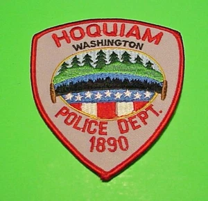 PARCHE POLICIAL HOQUIAM WASHINGTON 1890 WA 4 1/4" ¡¡ENVÍO GRATUITO!!! - Imagen 1 de 1