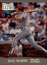 1991 Ultra Philadelphia Phillies Baseball Card #270 Dale Murphy