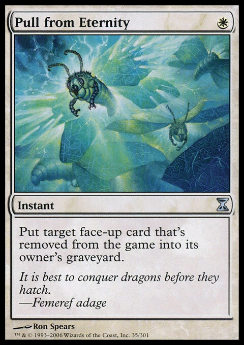 MTG Magic the Gathering Pull from Eternity (35/301) Time Spiral LP - Image 1 of 1