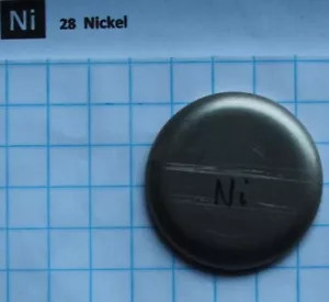12+ gram 99.9% Nickel metal element 28 sample - Picture 1 of 4