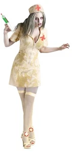 Undead Caregiver DELUXE ADULT ZOMBIE NURSE COSTUME - Picture 1 of 1