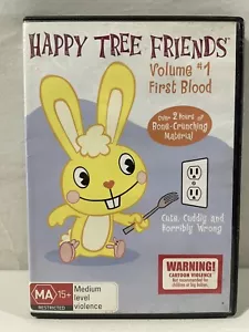 HAPPY TREE FRIENDS Volume 1 First Blood DVD 2002 PAL Region 4 - Picture 1 of 3