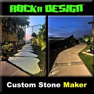 Stepping Stone DIY Walk Maker Mold Concrete Stones Garden Paths Walkways Patios - Picture 1 of 13