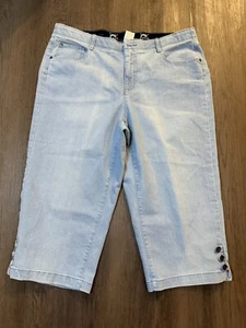 JMS Just My Size Women's Denim Pants Mid Rise Straight Blue Size 18W Average - Picture 1 of 9