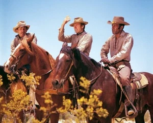 Rawhide TV western Clint Eastwood & cast 8x10 foto a colori - Foto 1 di 1