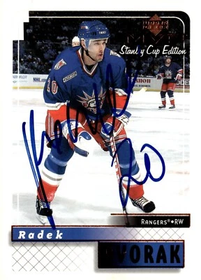 Radek Dvorak - Signed 1999-00 Upper Deck MVP Stanley Cup Edition Card #122 - Image 1 of 2