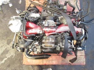 JDM SUBARU WRX STI EJ207 V7 ENGINE ONLY VF30 SINGLE SCROLL STI ENGINE V-7 - Picture 1 of 9