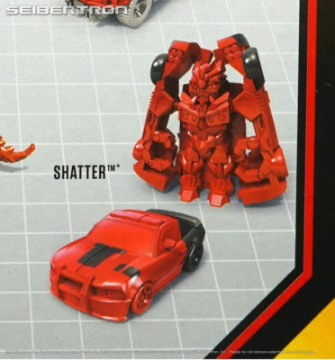 Series 4 SHATTER Transformers Tiny Turbo Changers Movie Edition 2018 Hasbro New - Image 1 of 2