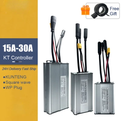 Electric Bike Controller 36V 48V 15A 17A 22A 25A 30A Waterproof Plug 250W-1000W  - Image 1 of 4
