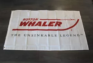 Boston Whaler Banner Flag Boats Boating Marina Bait Shop Man Cave Garage Boating - Picture 1 of 4