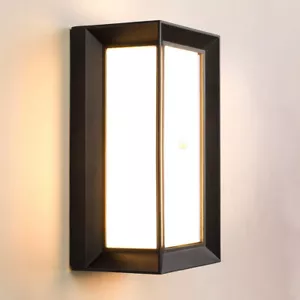 18W LED Außenleuchte mit Bewegungsmelder Wandleuchte Anthrazit Sensor Außenlampe - Bild 1 von 12