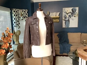 Michael kors Crinkled Leather Jacket EUC!!!!! - Bild 1 von 8